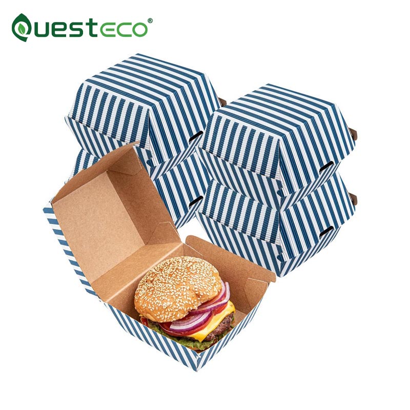 Golfkarton Hamburgerdoos